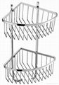 Bathroom set double layer Corner Basket Shower Basket