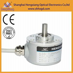 S38 china rotary encoder solid shaft incremental encoder