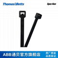 ThomasBetts SKT140-80X 2.5*140黑色 Speckon尼龙扎带