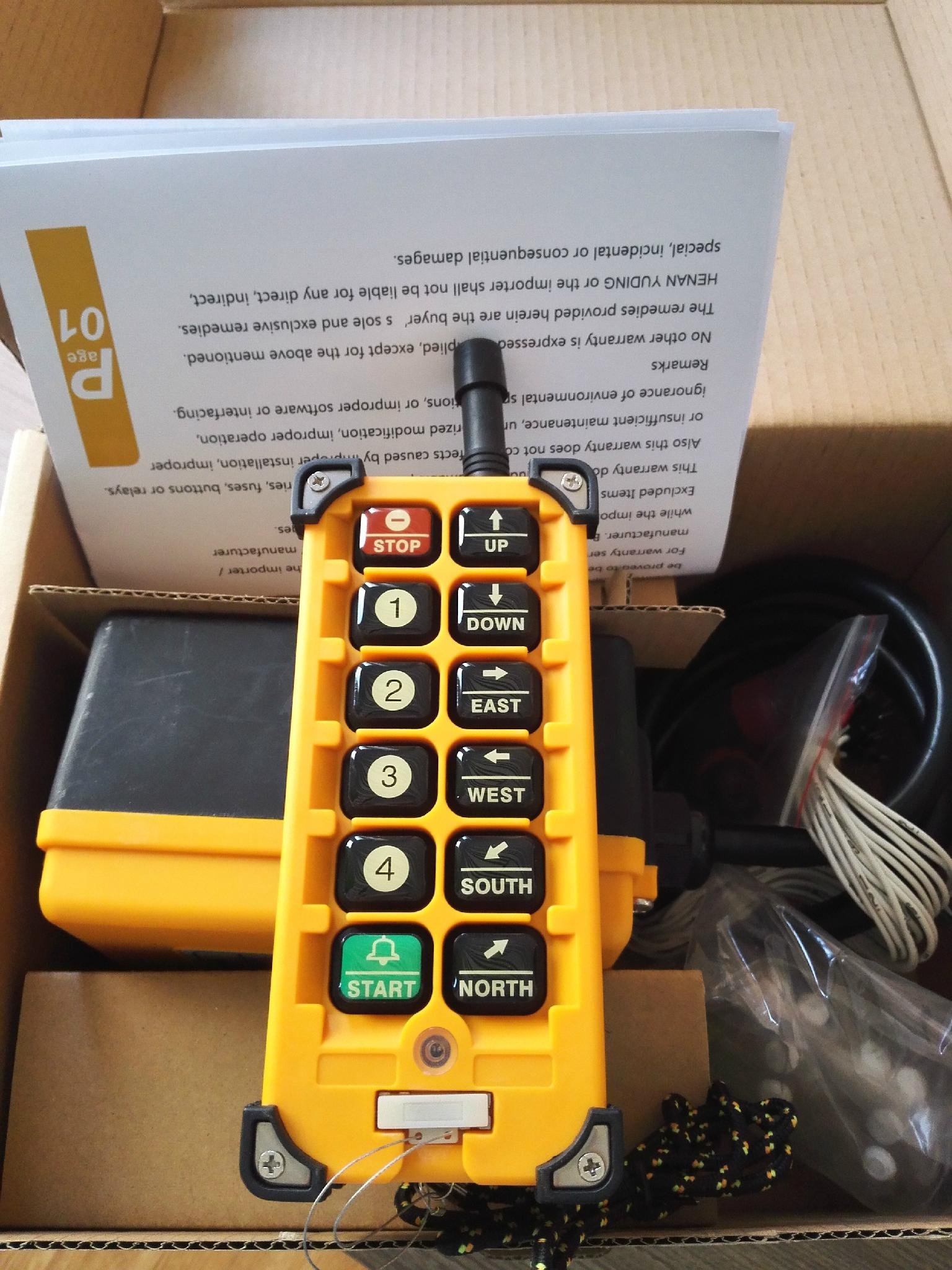 Portable Industrial Crane Wireless Radio Remote Control(F23-BB, F23-A++) 4