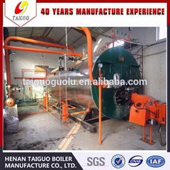 WNS1-0.7-YQ 1Ton 7Bar Fire Tube Natural Gas Fired Steam Boiler