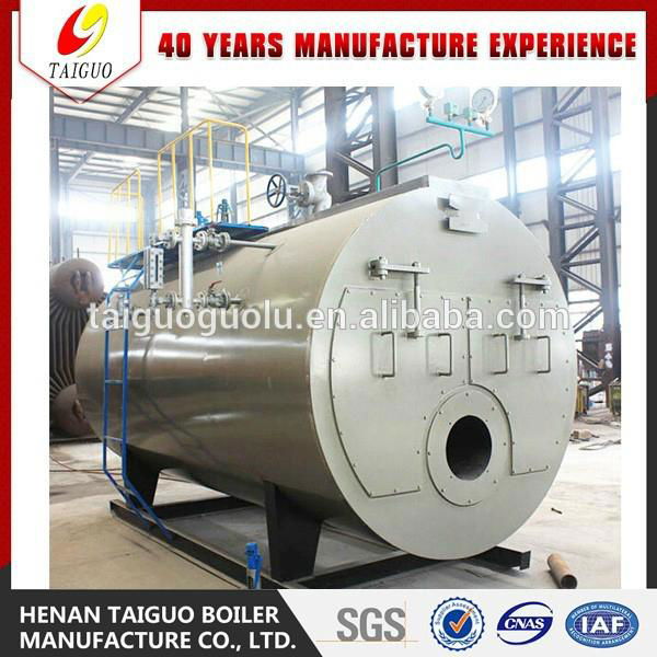 Quick Steam Output 500-4000KG/H for Laundry Use Gas Fired Steam Boiler