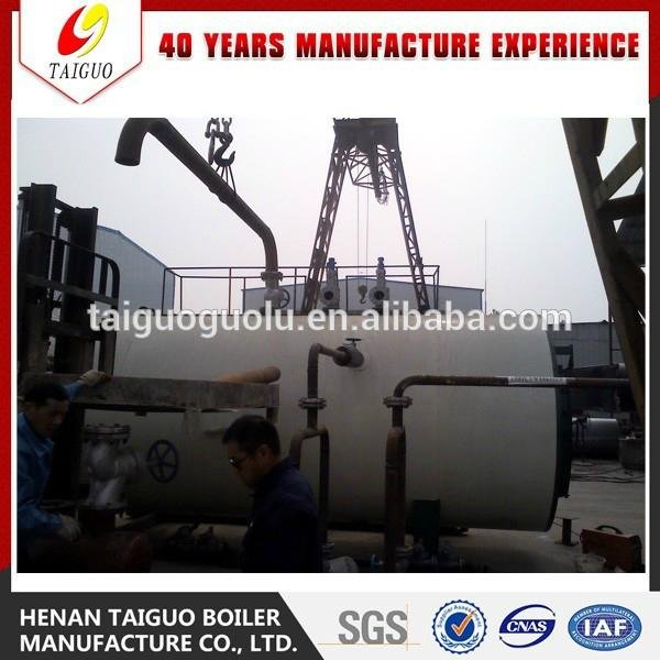 Energy Saving 8000KG Oil Gas Fired Steam Boiler With Three-passes Wet-back Corru 5