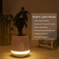 2017 Innovation Gift Led Night Light Flowerpot With Bluetooth Spearker