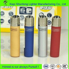 Gas Style Smlking Transparent Plastic Clipper Lighter