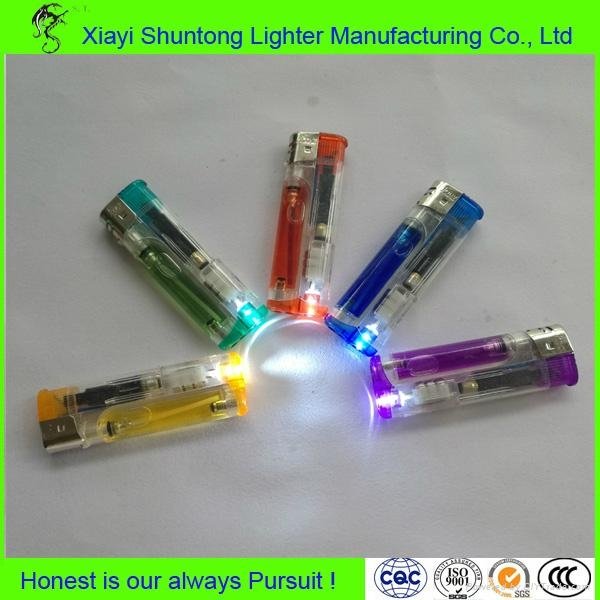Smoking Factory Disposable Transparent LED Lighter