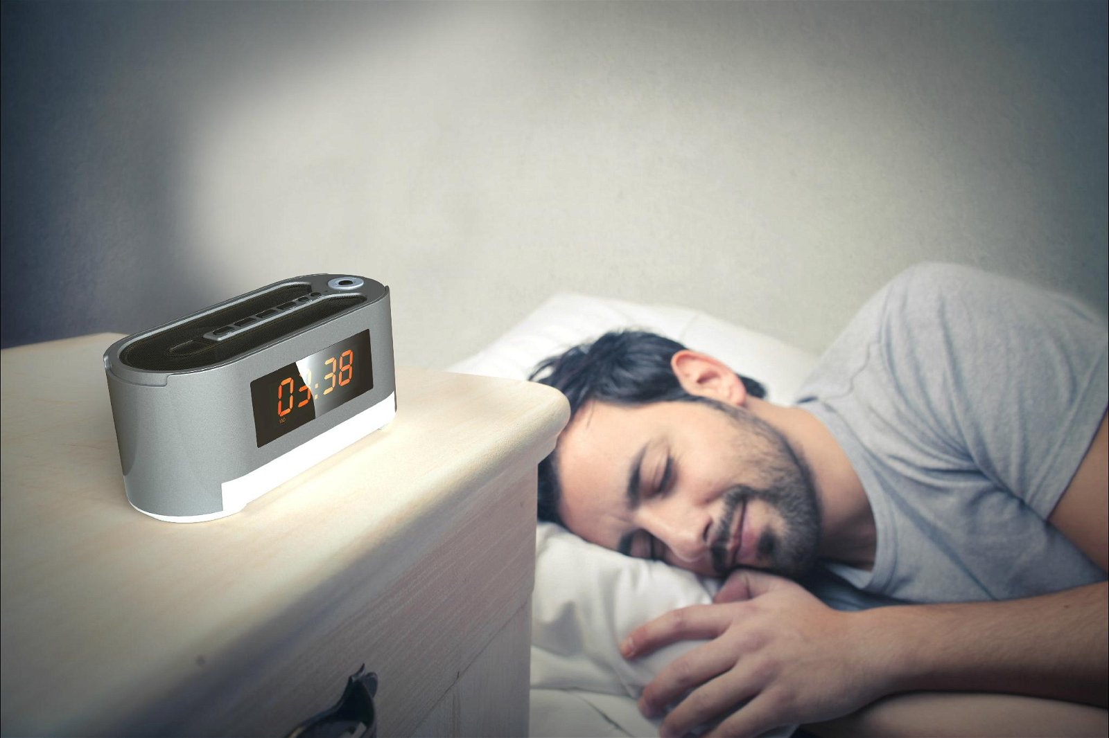 New design clock alarm wireless radio