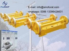Presstressed concrete utility pole centrifugal spinning machine