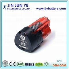 Replacement For Milwaukee 12V 48-11-2401 / M12 1.5Ah Li-Ion Rechargeable Battery