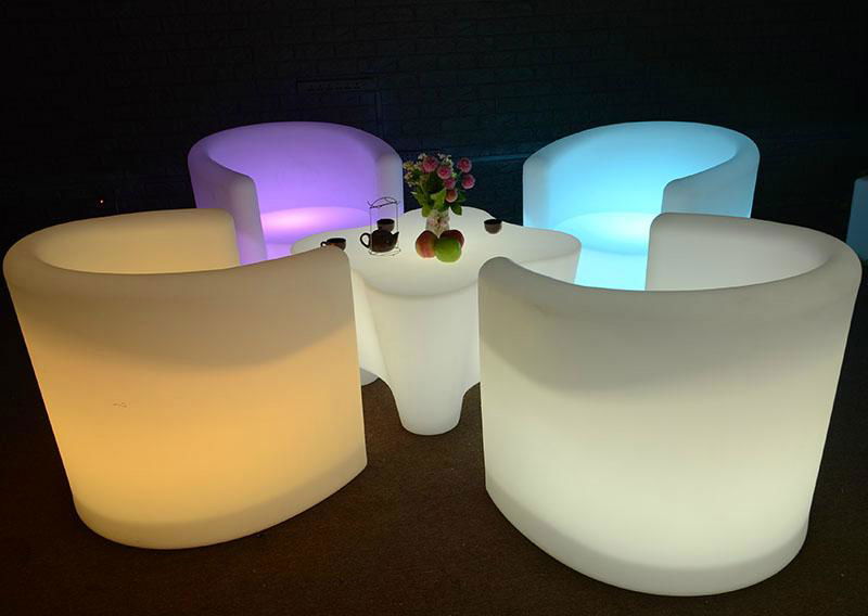 LED Glowing Bar Furniture Party Furniture Coffee Table Furniture 2