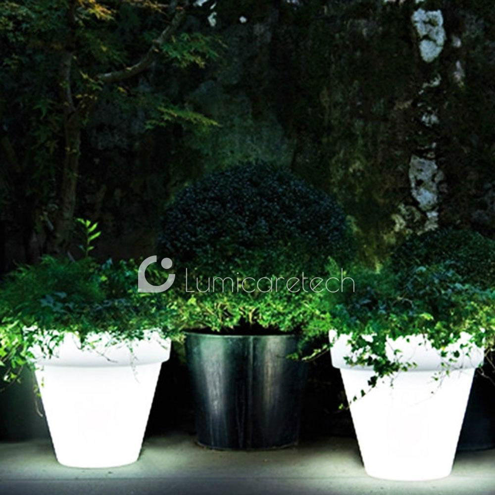 Illuminated LED Flower Pot 2