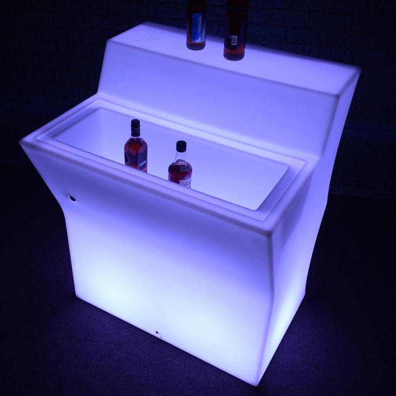 bar table LED light furniture illuminated bar counter LMBS333A