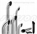 Exhaust curved stacks lorry pipe glasspack muffler bending pipe