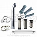 Truck performance muffler BENZ exhaust NISSAN flexible hose exhaust stacks