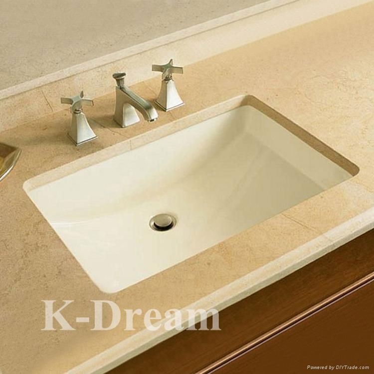 Cheap bathroom under mounted sink wash basin  2