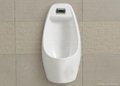Bathroom sanitary ware ceramic sensor top urinal 3