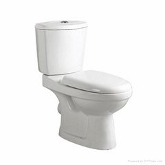 Cheap price two piece wash down toilet water closet