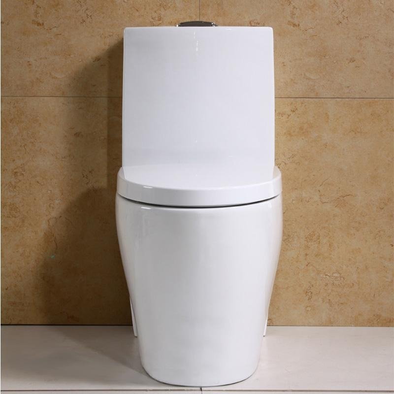 High quality siphonic / washdown s-trap one piece toilet  2