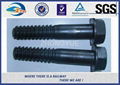 Railway Sleeper Screws Hexagon in Railroad , Track Hex Head Screw 5