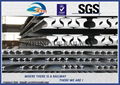 Customized 6m - 25m 700 / 900A / 1100 Railroad Steel Rail , UIC860 Standard