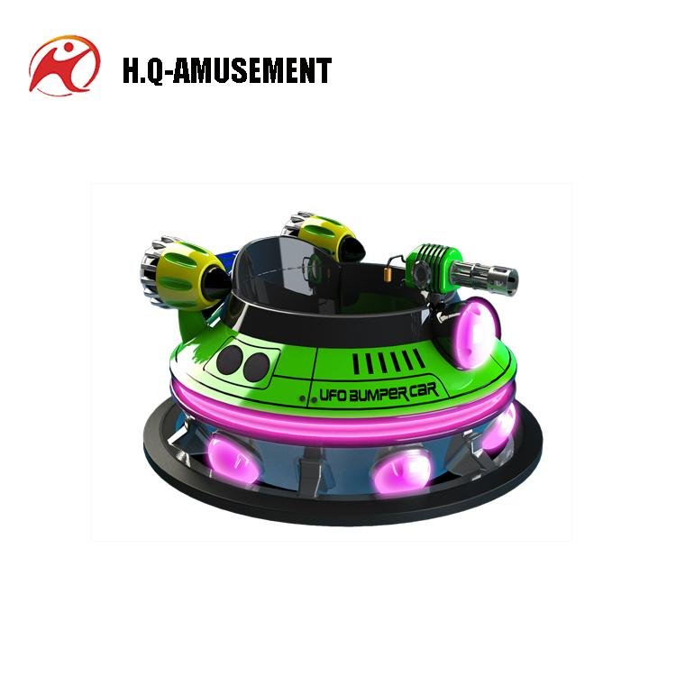 Hot sale unique appearance UFO Type Stainless Steel Inflatable bumper car for ki