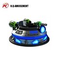Hot sale unique appearance UFO Type Stainless Steel Inflatable bumper car for ki 4