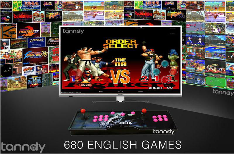 HD Metal Box Classical fighting game machine console Pandora box 4S arcade game  5