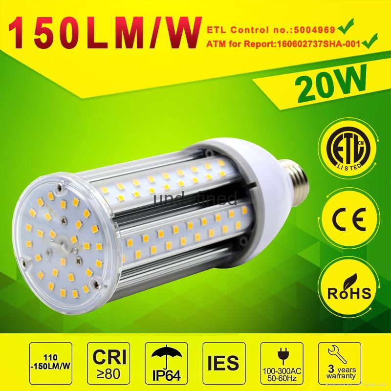 20watt Retrofit LED Corn lamp Post Top HID Retrofit Lamp 4