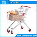 European-style supermarket shopping cart 3