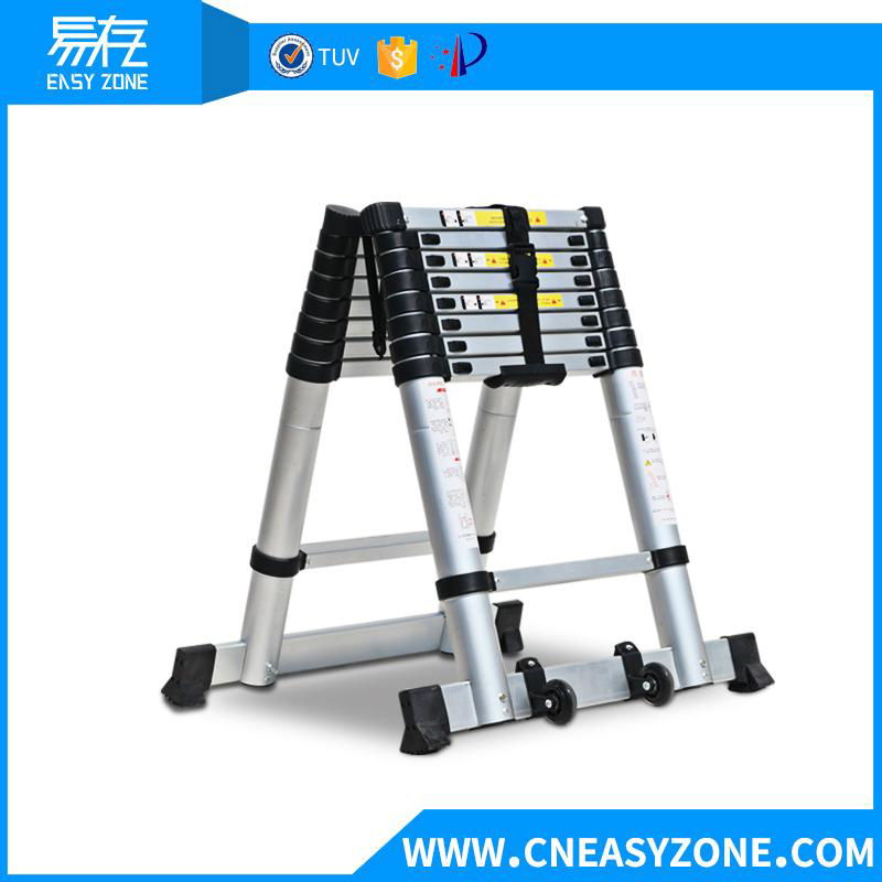 EASYZONE FOLDING HOUSE ALUMINUM LADDER WITH 150KG