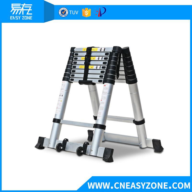 EASYZONE FOLDING HOUSE ALUMINUM LADDER WITH 150KG 5