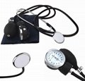 Blood Pressure Monitor Nylon Cuff Manual Sphygmomanometer & Stethoscope BP Kit 2