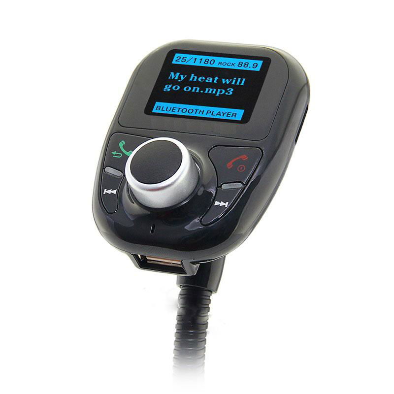 2017 T11 Stereo Handsfree car kit wireless Bluetooth Car charger mp3