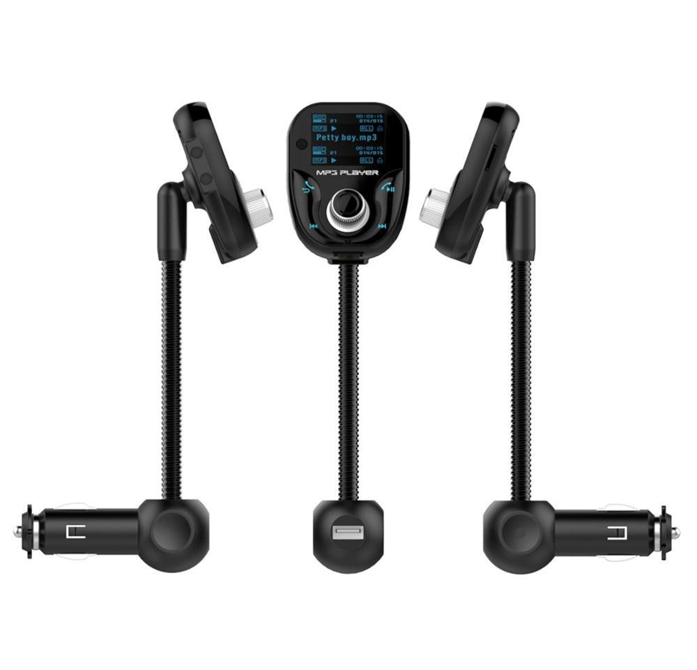 Travel Bluetooth FM Transmitter Car Charger Kit With MP3 Radio SD Card Function, 2