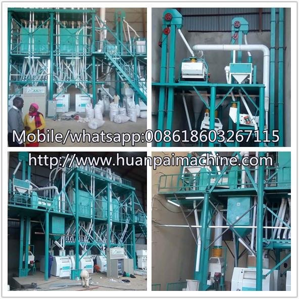 maize flour milling machine processing line