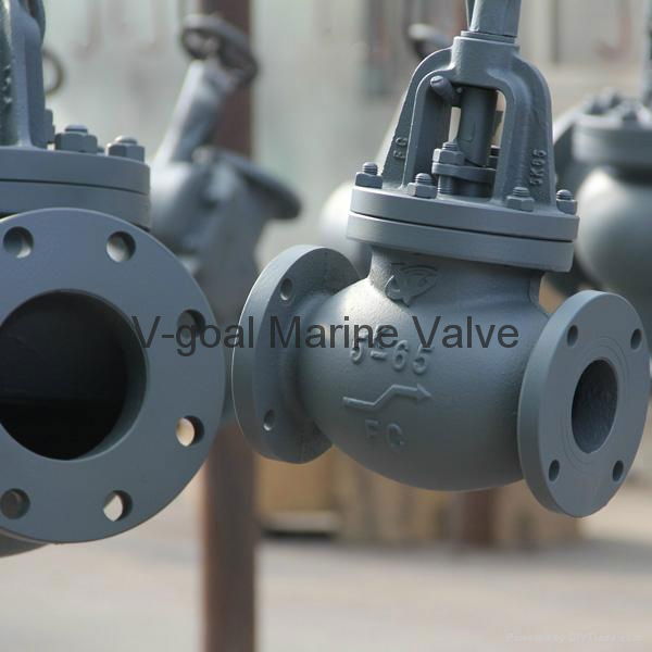 JIS Marine Valve Cast Iron GlobeAngle Valve 5K 10K 16K 2