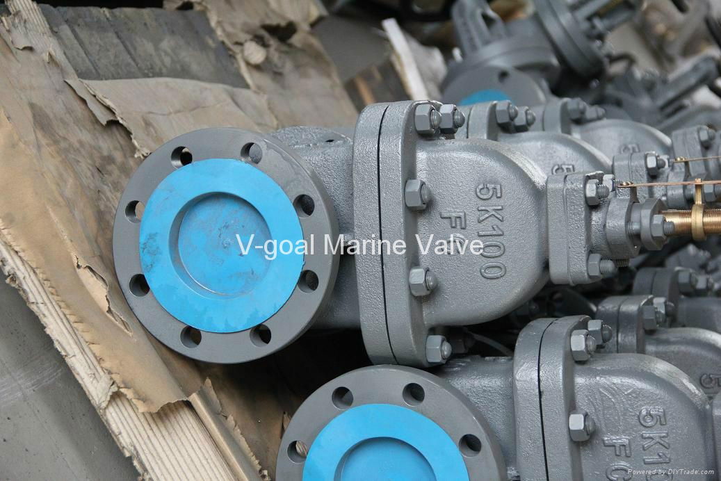 JIS Marine Cast Iron Gate Valve 5K 10K 16K 4