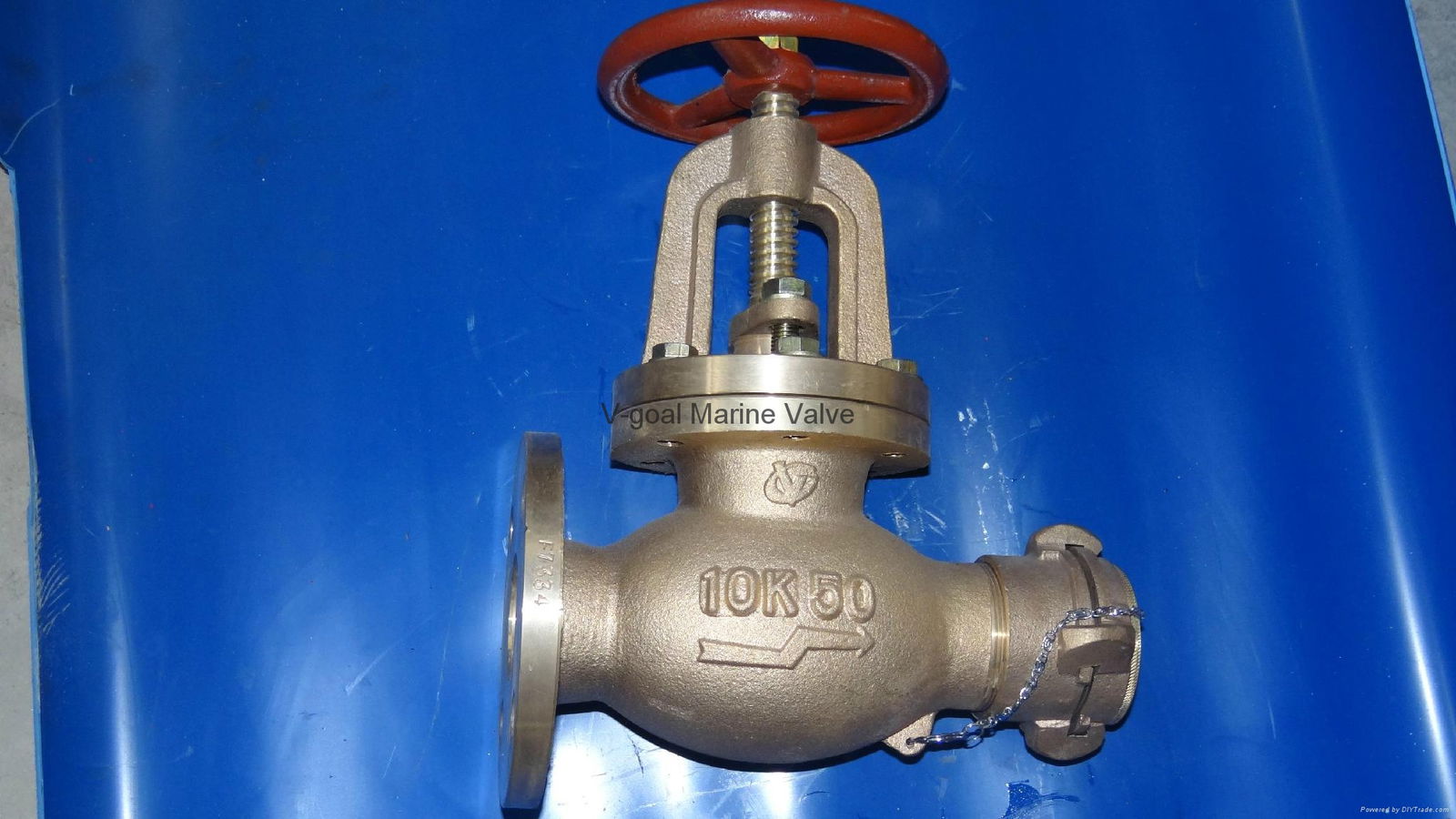 JIS Marine Bronze Globe Angle Hose Valve 5K 10K F7334 VG (China