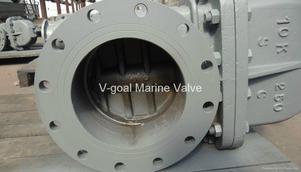 JIS Marine Cast Steel Gate Valve 5K 10K 2