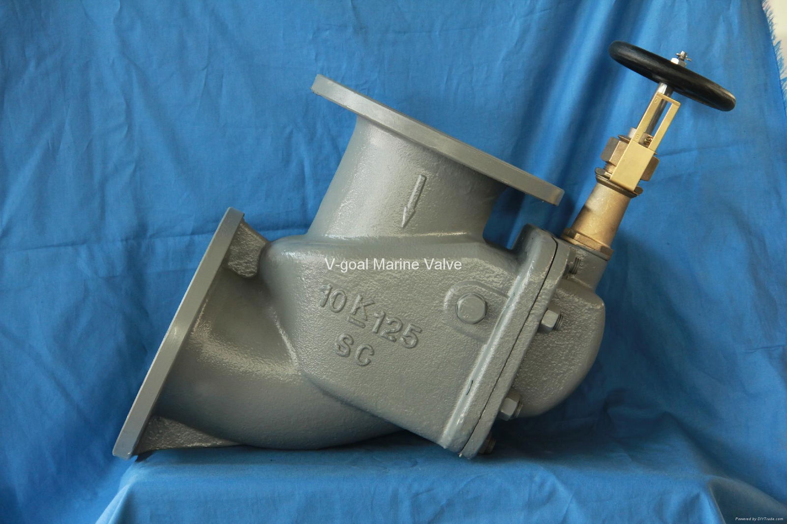 JIS Marine Cast Steel Globe Angle Storm Valve 5K 10K 5