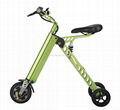 china factory market smart 8" three-wheel light weight folding electric bike 1