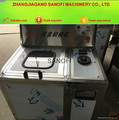 Semi-automatic 5 Gallon Bottle Washer Brushing Machine Decapping Cleaner