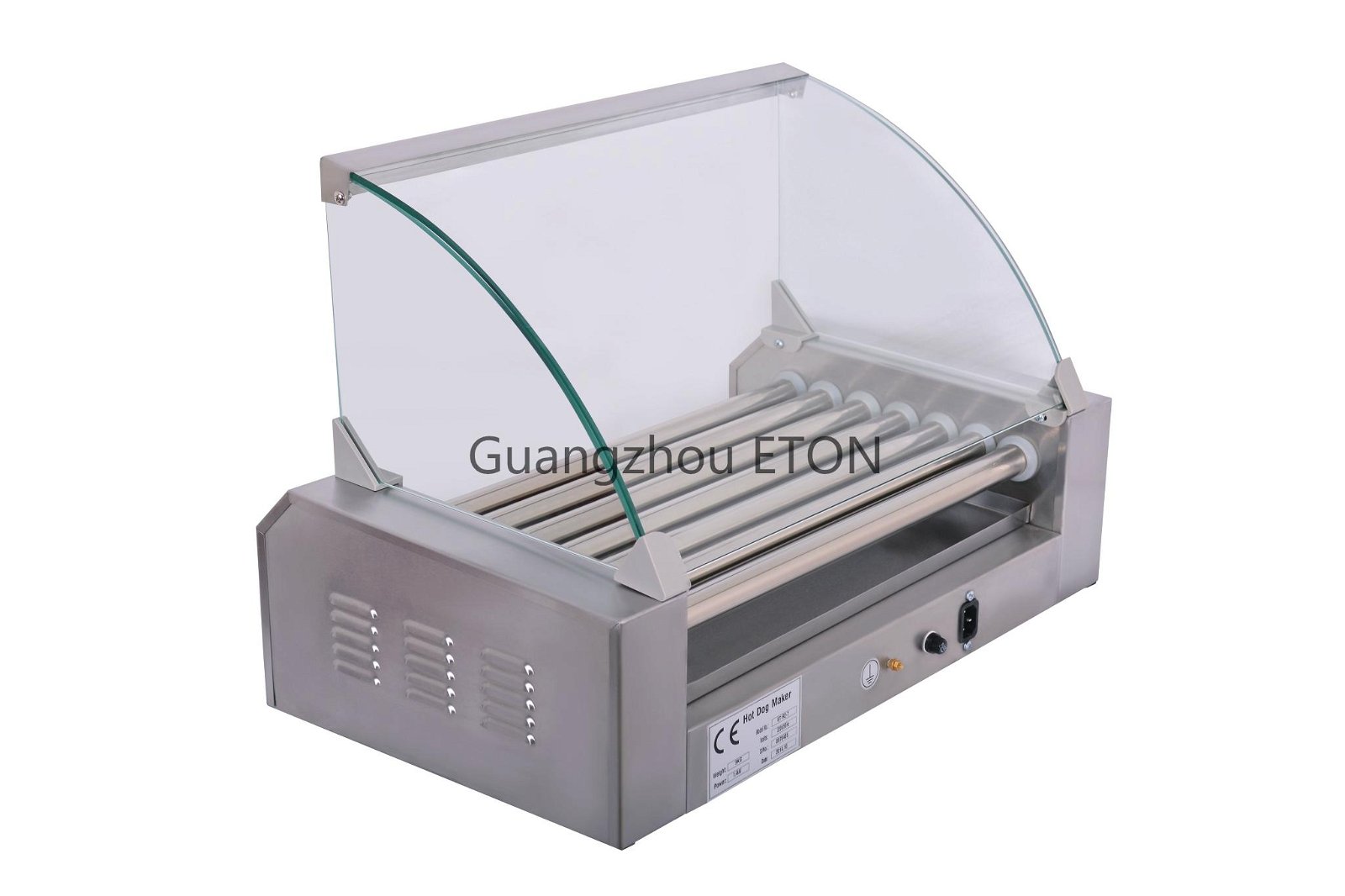 CE & ETL Hot dog roller machine with cover ET-R2-5 2