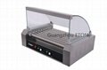 CE & ETL Hot dog roller machine with cover ET-R2-5 3