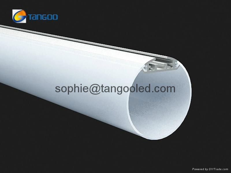 suspended round aluminum led profile led linear luminaires