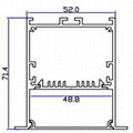 Recessed Wide Aluminum LED Profile with LED Driver Box for project  5