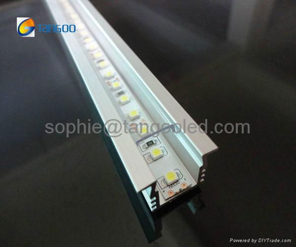 LED Track profiles for ceiling, Extruded aluminum profile 2