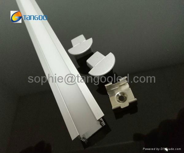 LED Track profiles for ceiling, Extruded aluminum profile 3