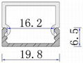 Aluminum light fixture, Led Light Bar Profile 5