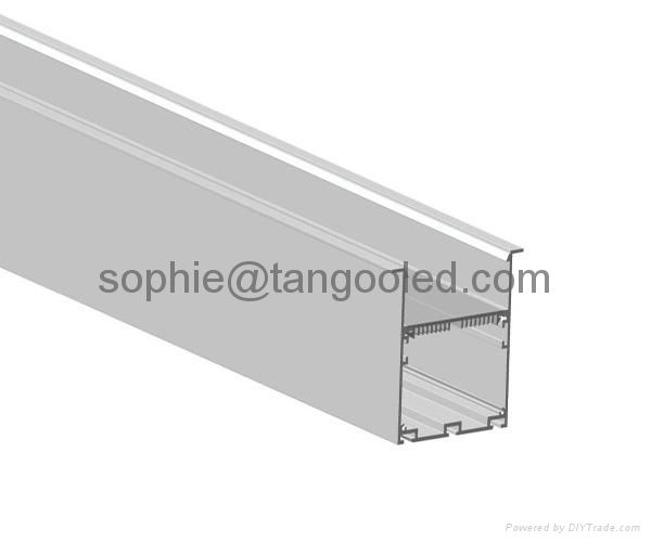 high large big size aluminum led profile for ceiling recessed 2